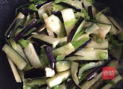 青椒茄丝的做法图解3