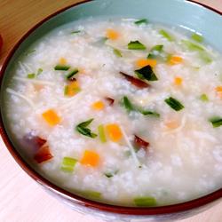 砂锅干贝蔬菜粥的做法[图]