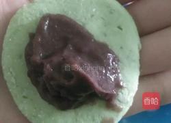 菠菜汁豆沙汤圆的做法图解2