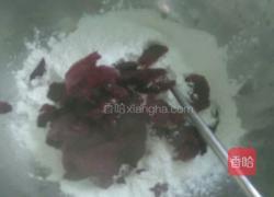 紫薯肉馅糯米滋的做法图解1