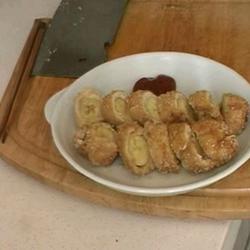 鸡肉香蕉卷的做法[图]