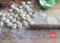 尖椒芹菜肉馅饺子的做法图解4