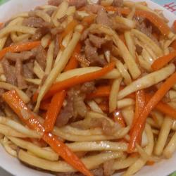 肉丝炒茭白的做法[图]