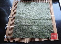 沙拉肉松寿司卷的做法图解5