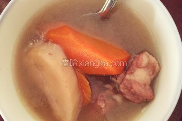 排骨粉葛胡蘿蔔赤小豆薏米湯