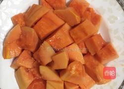 牛奶木瓜西米露的做法图解4