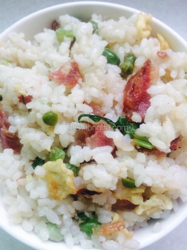 香肠豌豆炒饭