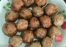 小油菜伴肉丸的做法图解2