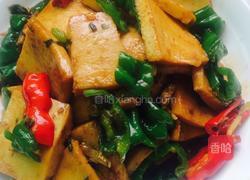 青椒千张豆腐的做法图解6