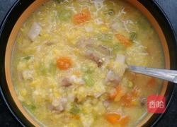 鲜玉米蔬菜粥的做法图解4