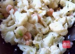 虾仁菜花的做法图解7