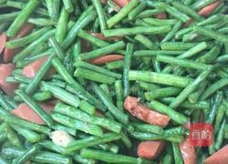 豆角炒香肠的做法图解2