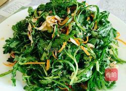 老醋茼蒿的做法图解9