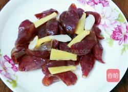 四季豆炒腊肠的做法图解5