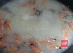 鲜虾泥猛粥的做法图解4