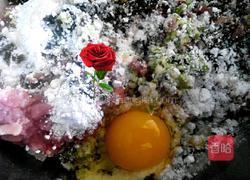 木耳秋葵猪肉丸的做法图解4