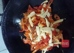 腐竹炒辣椒的做法图解4