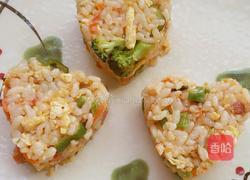 爱心五彩饭团的做法图解7