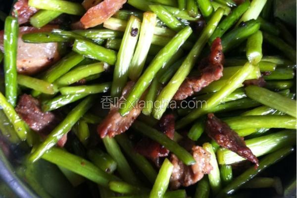 蒜苗炒肉