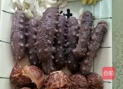 蚝油花菇扒海参的做法图解1