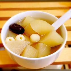 百合莲子炖雪梨的做法[图]