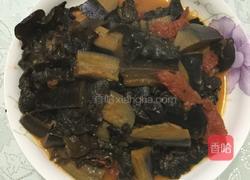 西红柿木耳炒茄子的做法图解8