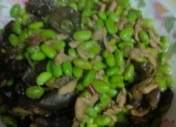 肉丝炒毛豆