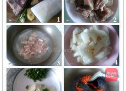 有奖征文 白萝卜烧排骨的做法图解1