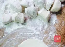 Illustration of how to make mushroom and pork dumplings 7