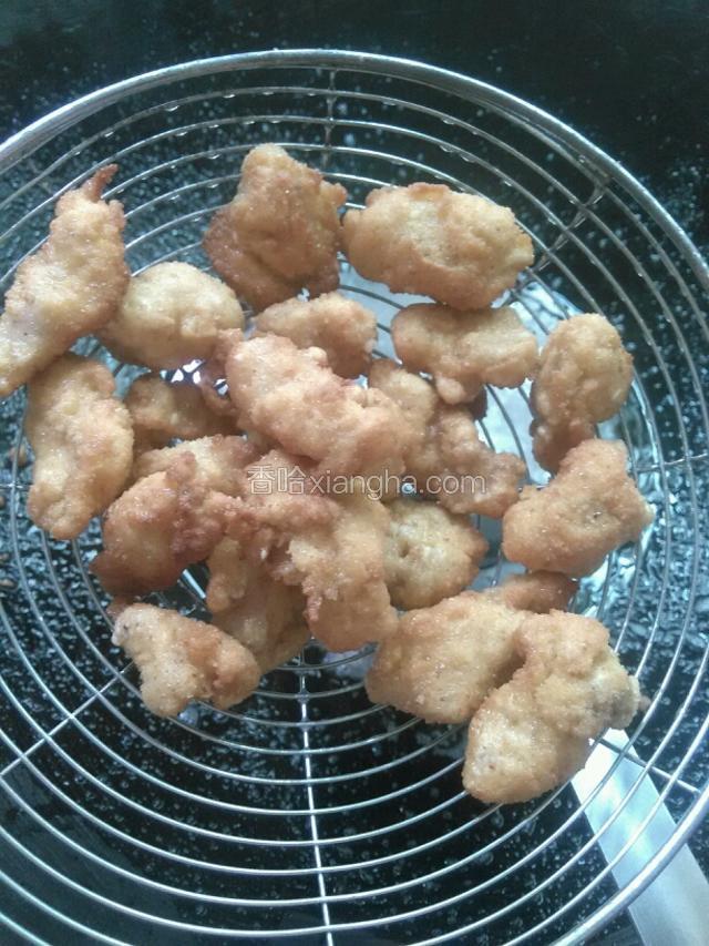 捞起控油