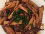 杏鲍菇炒土猪肉的做法[图]