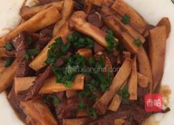 杏鲍菇炒土猪肉的做法图解6