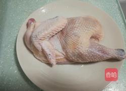 姜葱炒鸡的做法图解1