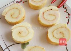 红曲点蛋糕卷的做法图解13