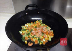 三色杂蔬炒虾仁的做法图解8