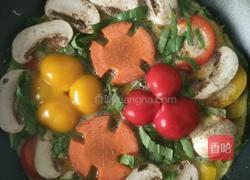 鸡蛋蔬菜低脂披萨的做法图解4