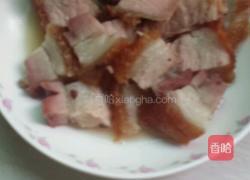 上海青回锅肉的做法图解1