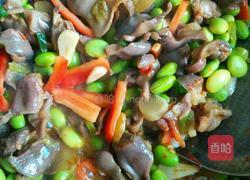 鸡肫炒豆米的做法图解7