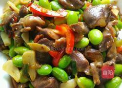 鸡肫炒豆米的做法图解9