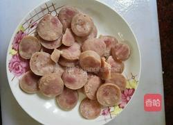 蒜薹炒肉肠的做法图解2
