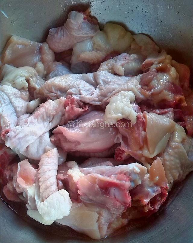 鸡收拾干净挆块