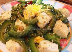 豆腐鸡蛋炒苦瓜的做法图解13