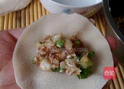 超简单酥脆水煎饺的做法图解3