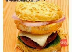 方便面汉堡的做法图解6