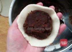 红豆芝麻饼的做法图解4
