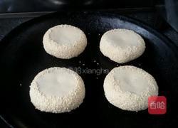 红豆芝麻饼的做法图解9