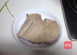 家常炒肚丝的做法图解1