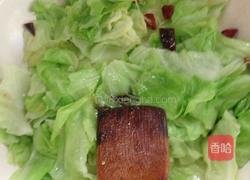手撕包菜的做法图解4