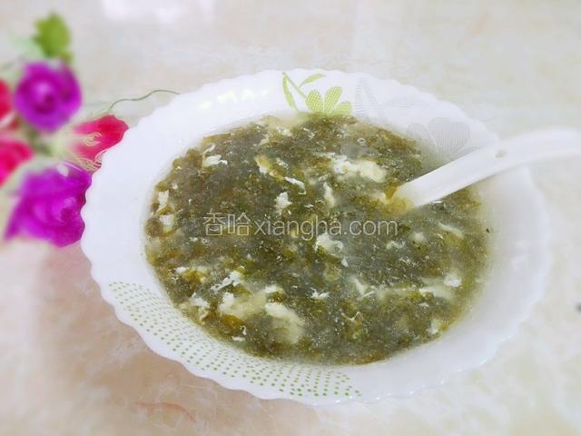 紫菜瘦肉蛋汤
