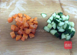 辣炒什锦藕丁的做法图解2